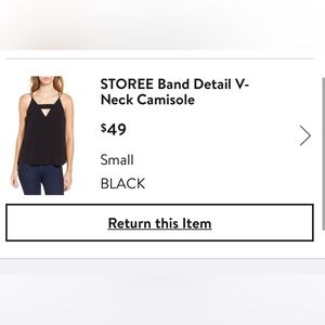 STOREE Band Detail V Neck Cami